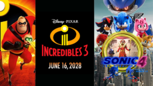 Sonic 4 e os Incriveis 3 Animações Prometem Agitar as Telonas nos Próximos Anos